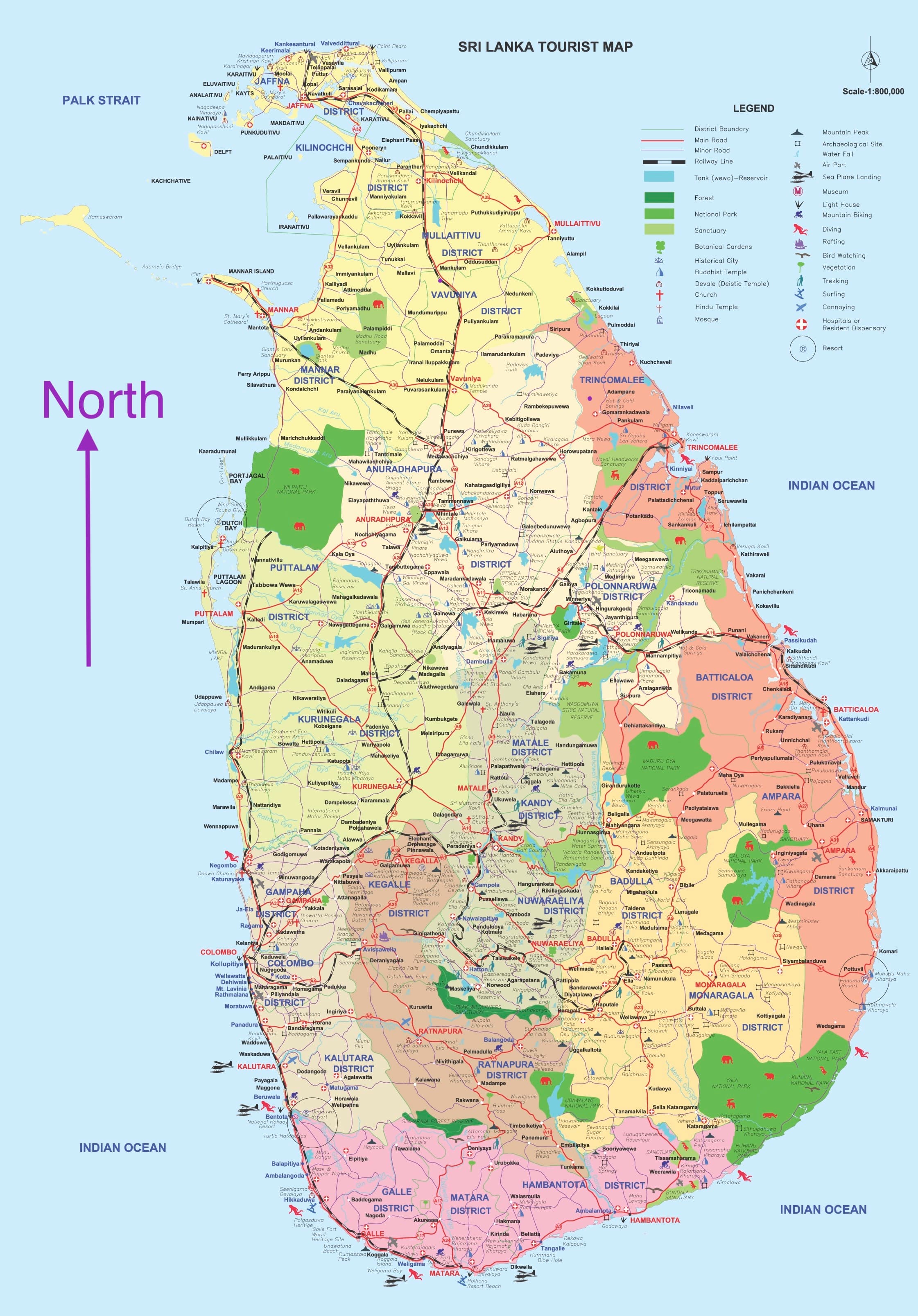 Sri Lanka Map